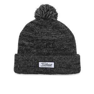 Pom Pom Winter Hat Heathered