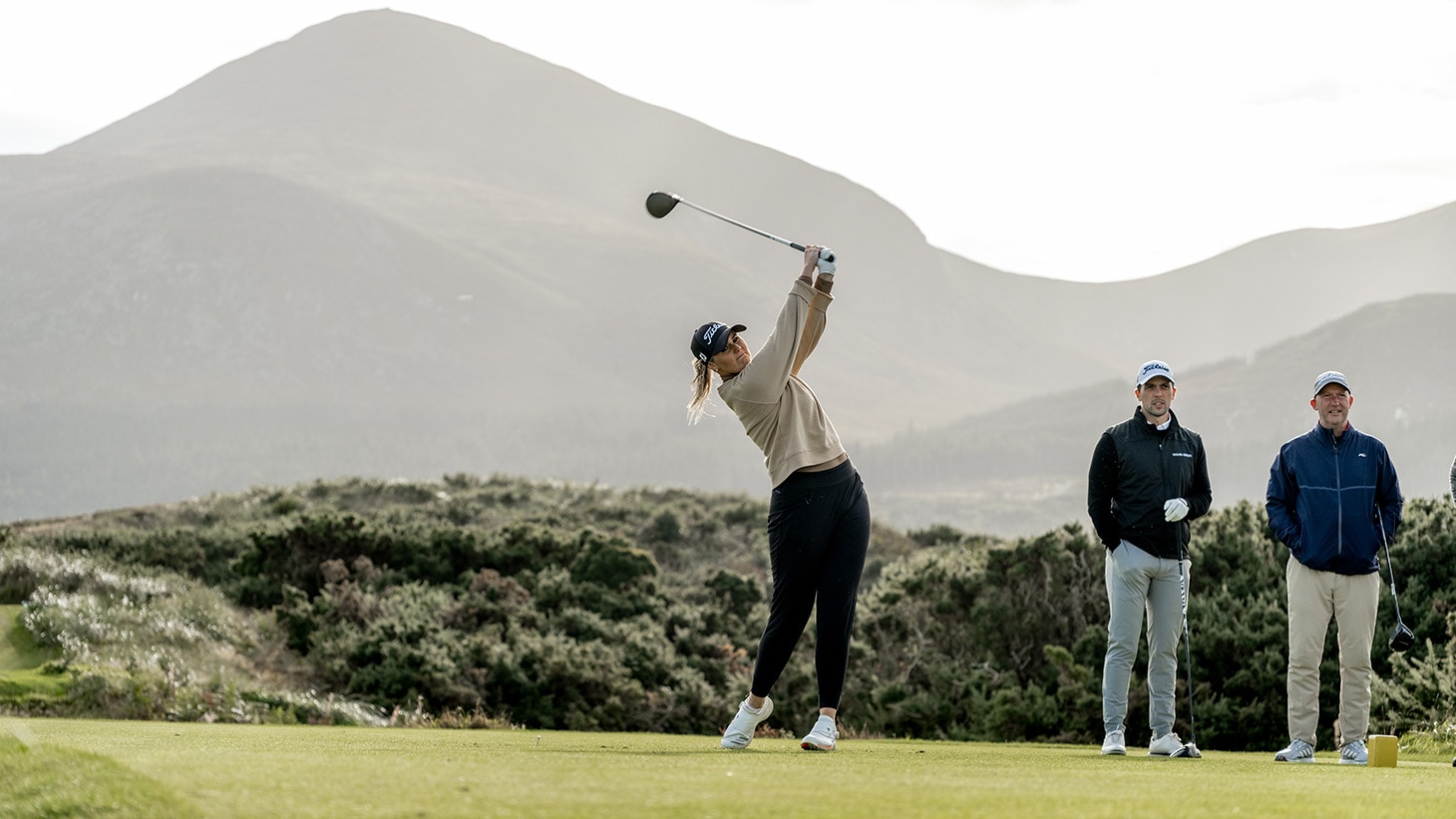 Reeve and Phil admire one of several great drives...