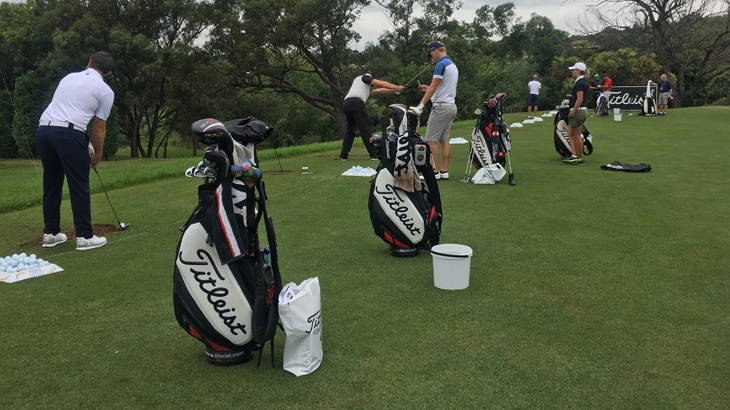 Spot the Titleist bags! 