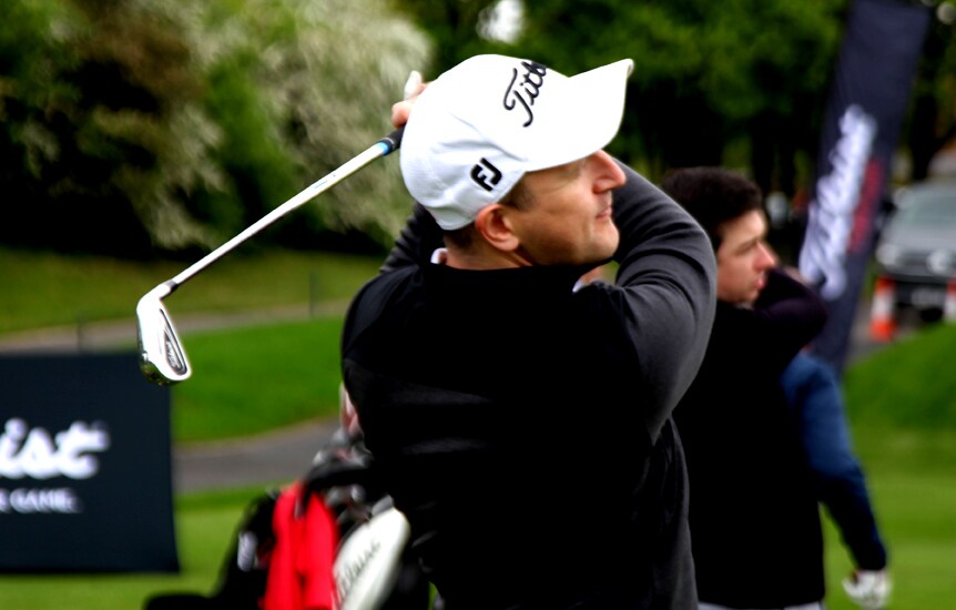 James Harris dialing in his AP2 Irons...