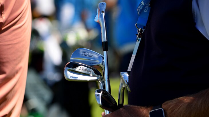 A bouquet of irons for Titleist Brand Ambassador...