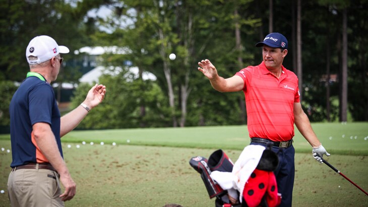 Titleist golf ball loyalist Padraig Harrington won...